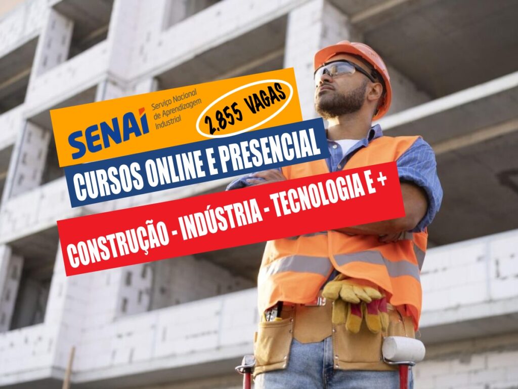 cursos senai - cursos gratuitos - cursos online