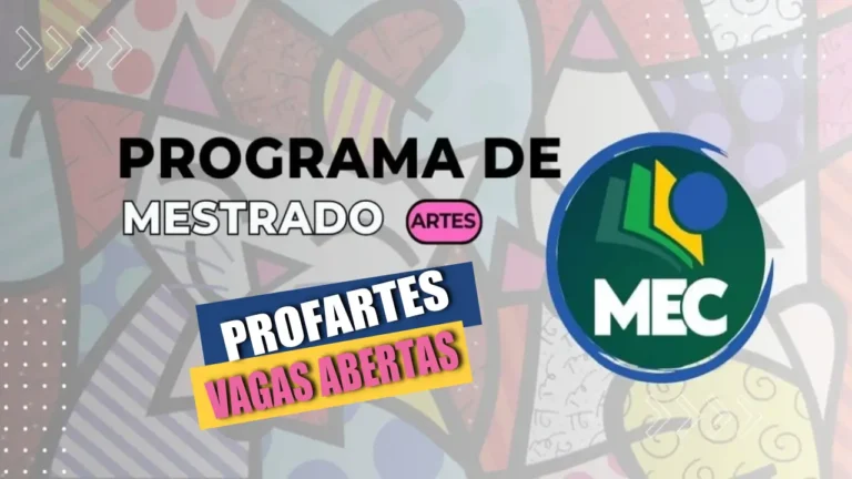 Aprenda Artes sem gastar R$1 real e garanta um certificado do MEC: Ministério da Educação abre processo seletivo para mestrado gratuito (PROFARTES) com centenas de vagas em todo o Brasil