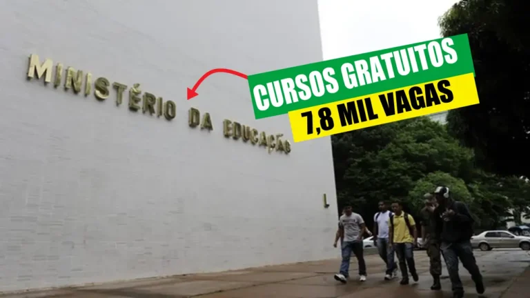 MEC - Ministério da Educação abre 7,8 mil vagas em cursos gratuitos para professores da rede pública