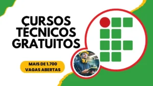 Faça um curso técnico de graça: Instituto Federal abre novo edital com 1,7 mil vagas em cursos técnicos gratuitos em petróleo e gás, administração, segurança do trabalho e mais, no Rio de Janeiro