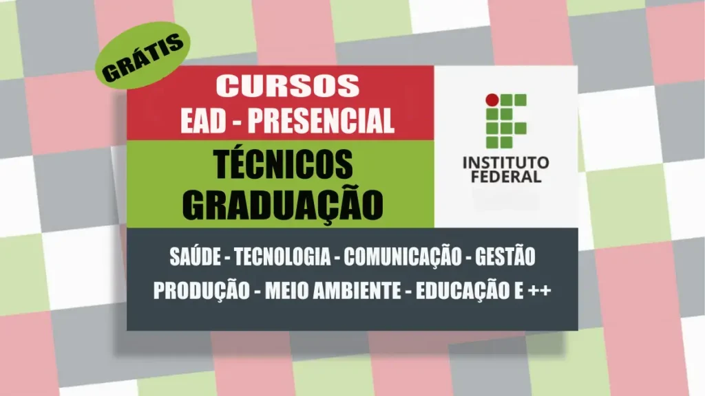 4,8 mil vagas em cursos gratuitos técnicos e de graduação nas modalidades EAD e presencial, com certificado garantido por uma das melhores universidades do Brasil