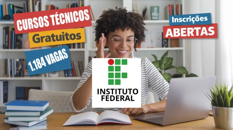 Terminou o ensino fundamental? Mais de 1,1 mil vagas em cursos técnicos integrados ao ensino médio com certificado em Segurança do Trabalho, Edificações, Logística, Mecânica, Comércio e mais