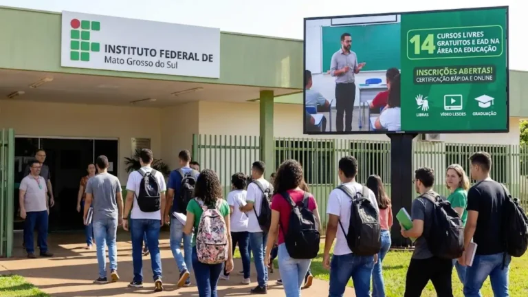 Instituto Federal abre inscrições para novos cursos gratuitos EAD, sem processo seletivo ou taxa de inscrição, com certificação para quem deseja aprender no conforto de casa, sem pagar R$ 1 real