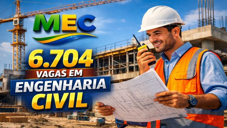 MEC - engenharia civil - graduação - cursos gratuitos - faculdade - rio de janeiro - bahia - ceará - pernambuco - minas gerais