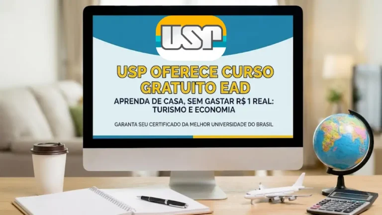 USP - economia - turismo - curso gratuito - curso EAD - extensão