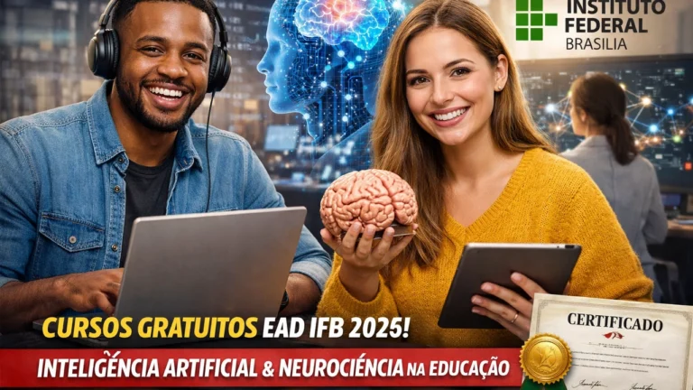 Cursos gratuitos EAD IFB