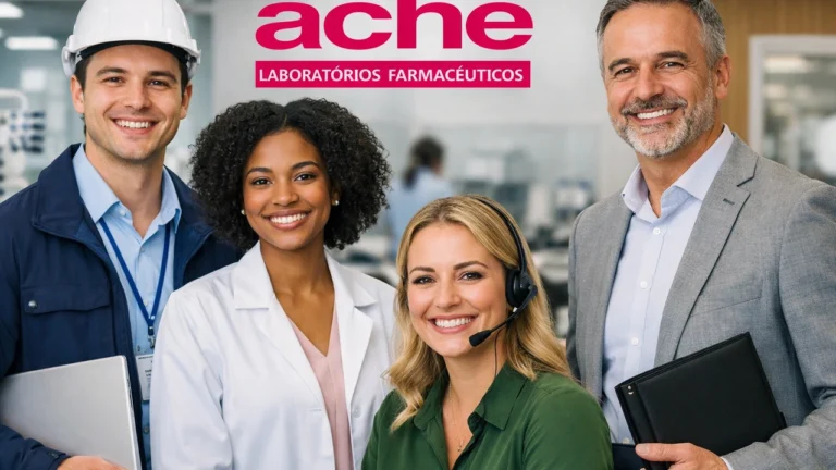 Aché abre 58 vagas de emprego