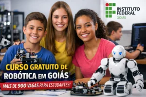curso gratuito de robótica e programação