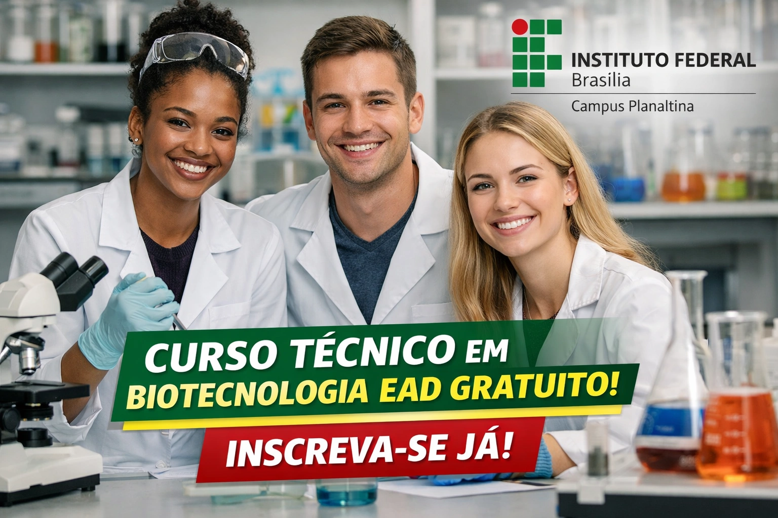 curso técnico em biotecnologia EAD gratuito