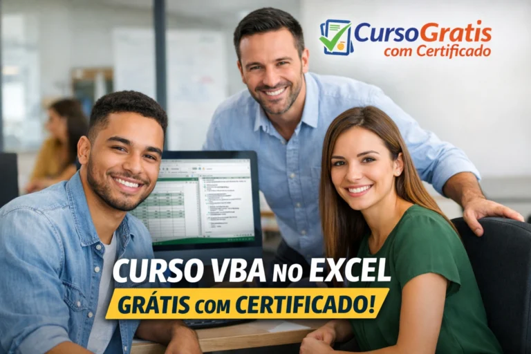 Curso VBA gratuito com certificado válido