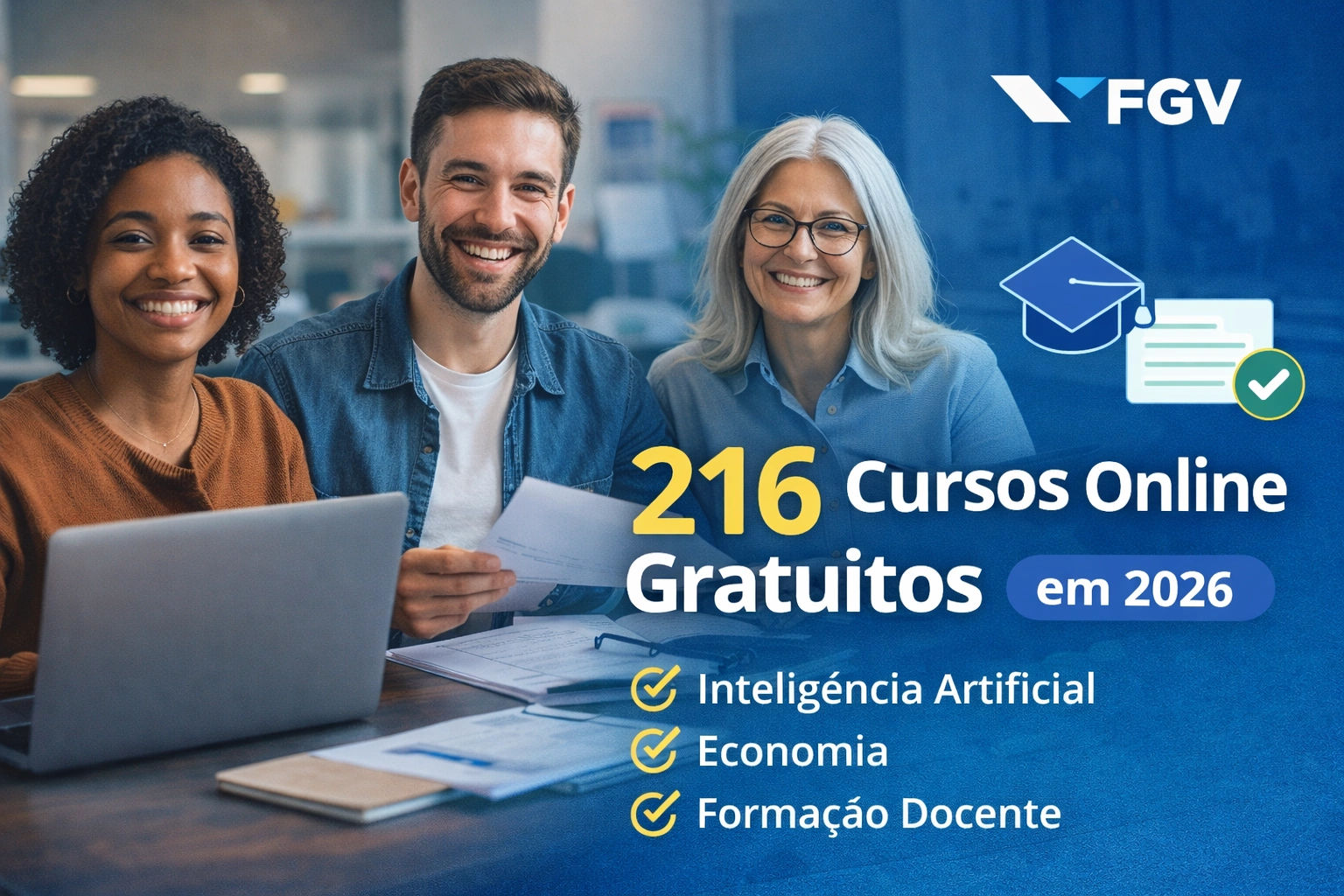 cursos gratuitos da FGV