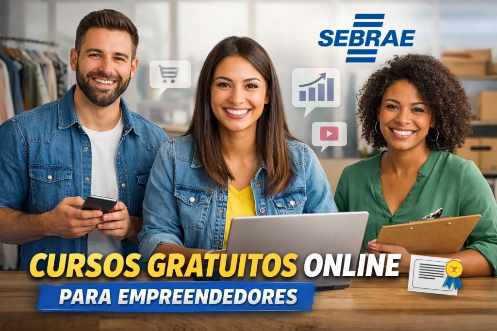 Cursos gratuitos online do Sebrae