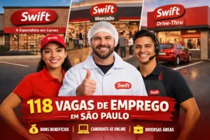 Swift da JBS reúne 118 vagas de emprego em diferentes áreas e formatos de loja em São Paulo, proporciona benefícios e candidatura pela internet