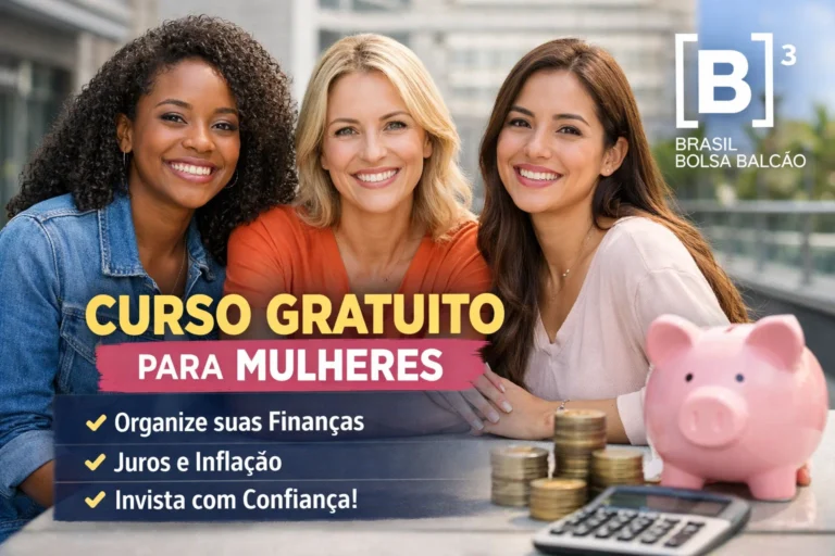 B3 lança curso gratuito para mulheres que querem organizar finanças