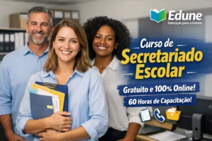 Curso de secretariado gratuito online da Edune