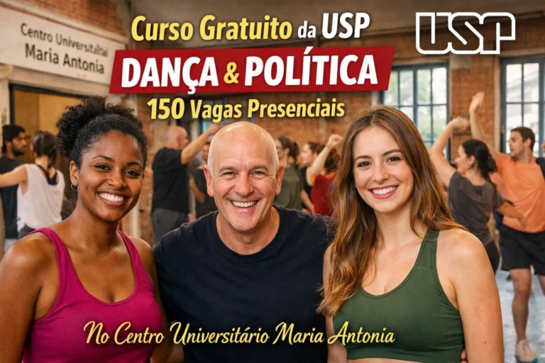 Curso gratuito da USP sobre Dança e Política abre 150 vagas presenciais em abril