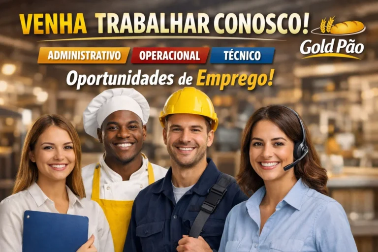 Gold Pão convoca interessados em vagas de emprego de diversas cidades