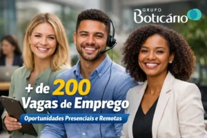 Grupo Boticário vagas de emprego