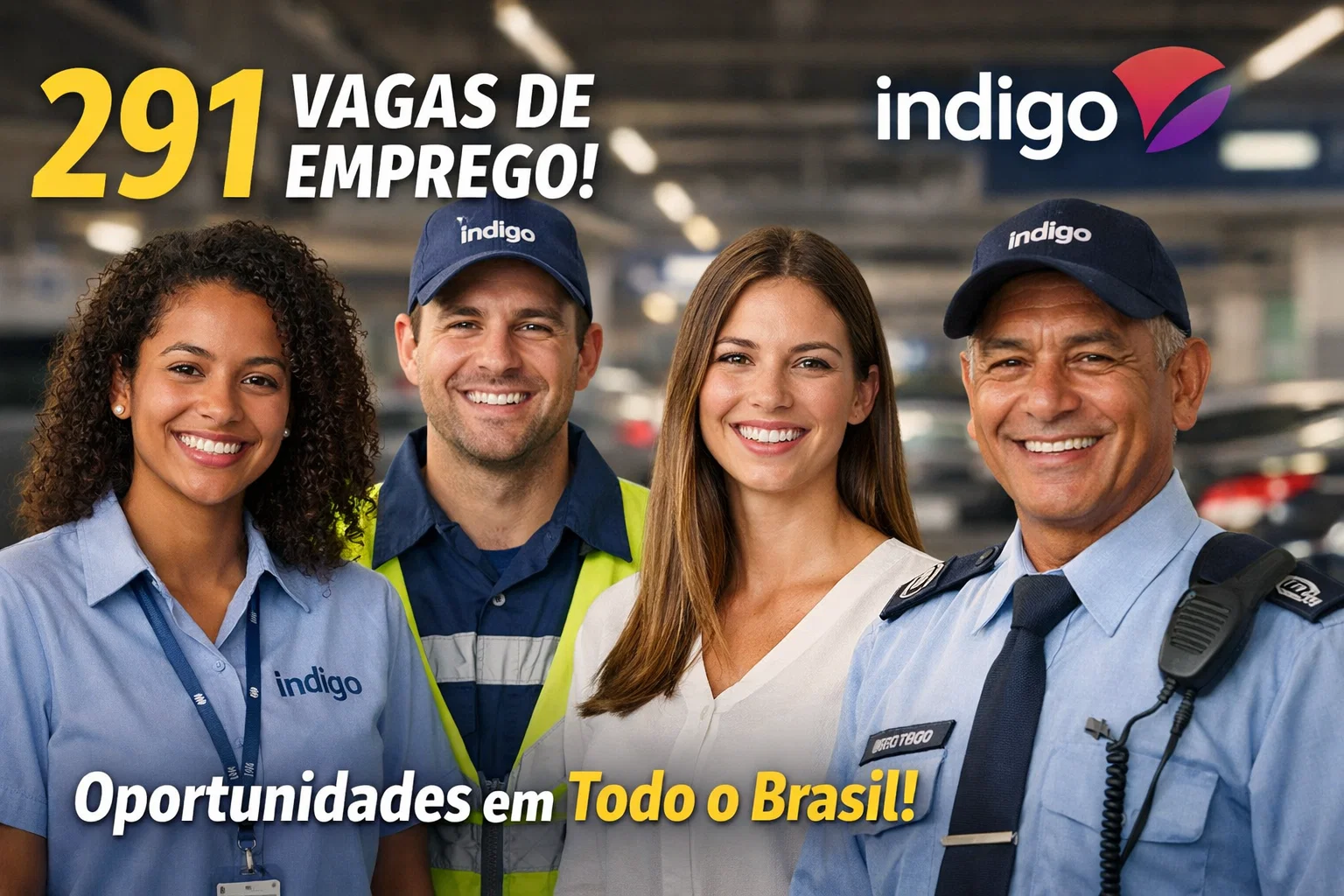 Indigo anuncia grande movimento de contratação no Brasil com 291 vagas de emprego