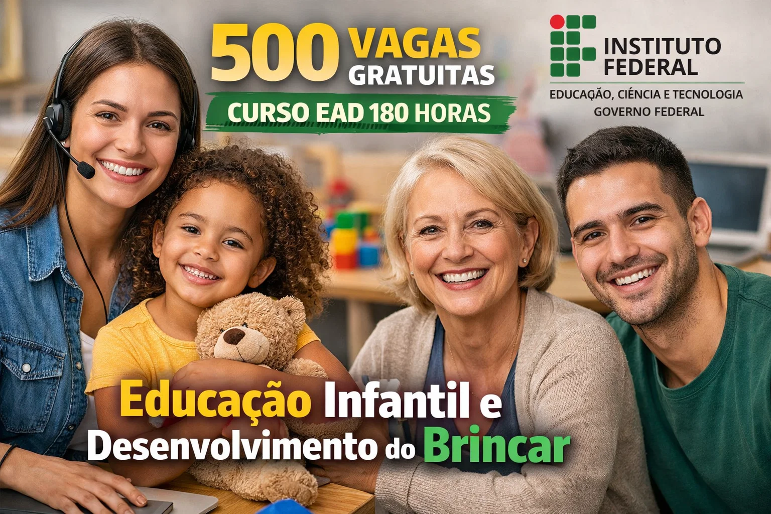 Instituto Federal abre 500 vagas em curso EAD gratuito