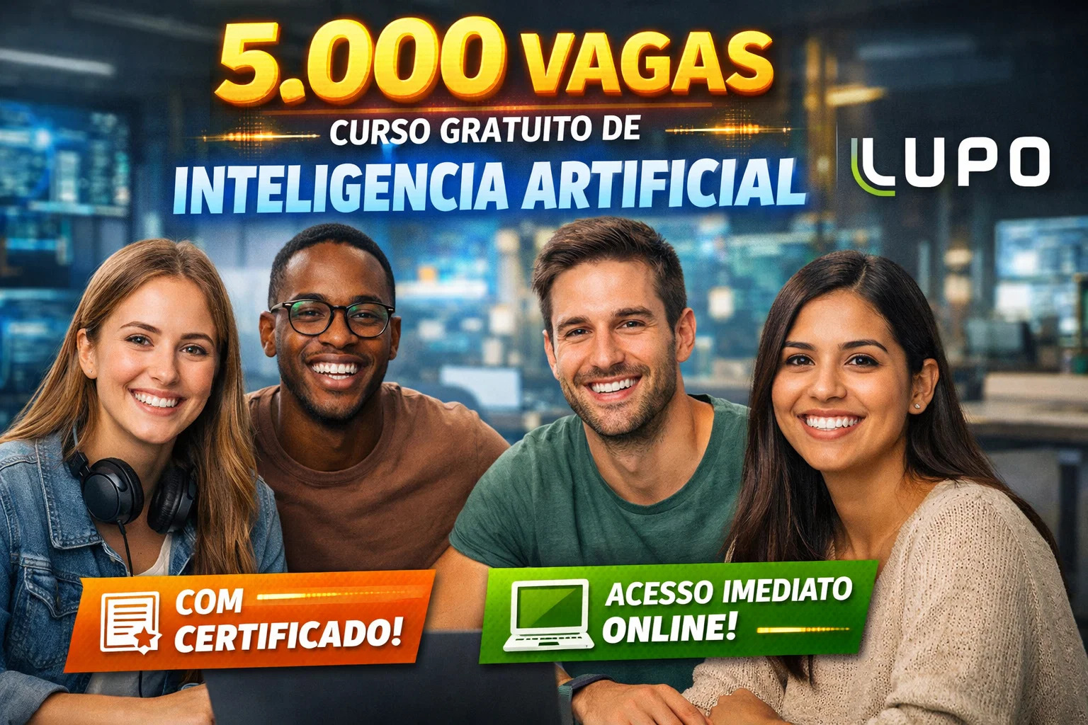 LUPO curso gratuito de inteligÊncia artificial