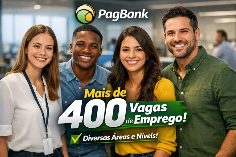 PagBank libera mais de 400 vagas de emprego em diversas áreas e níveis profissionais