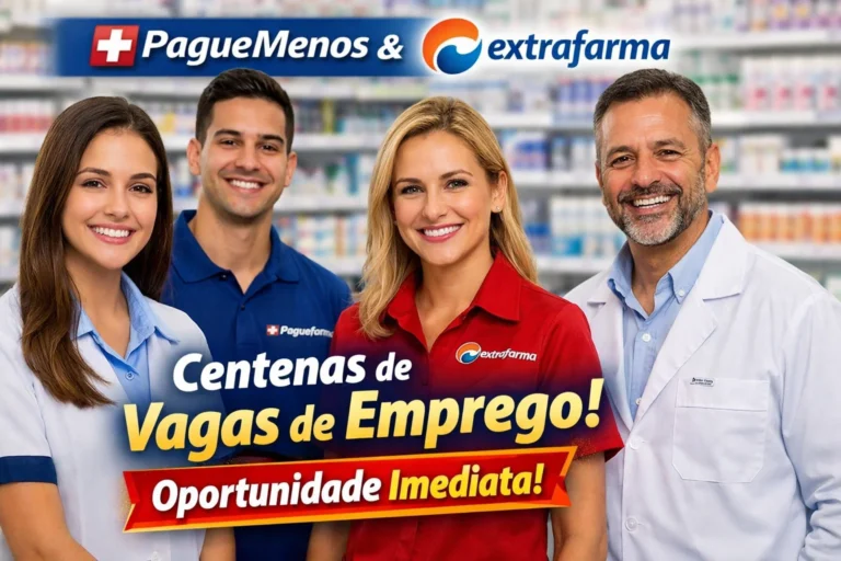 Pague Menos Extra Farma vagas de emprego