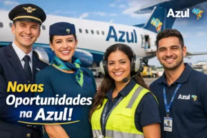 Trabalhar na Azul pode estar mais perto do que você imagina: companhia aérea divulga novas vagas de emprego em diferentes estados e perfis profissionais