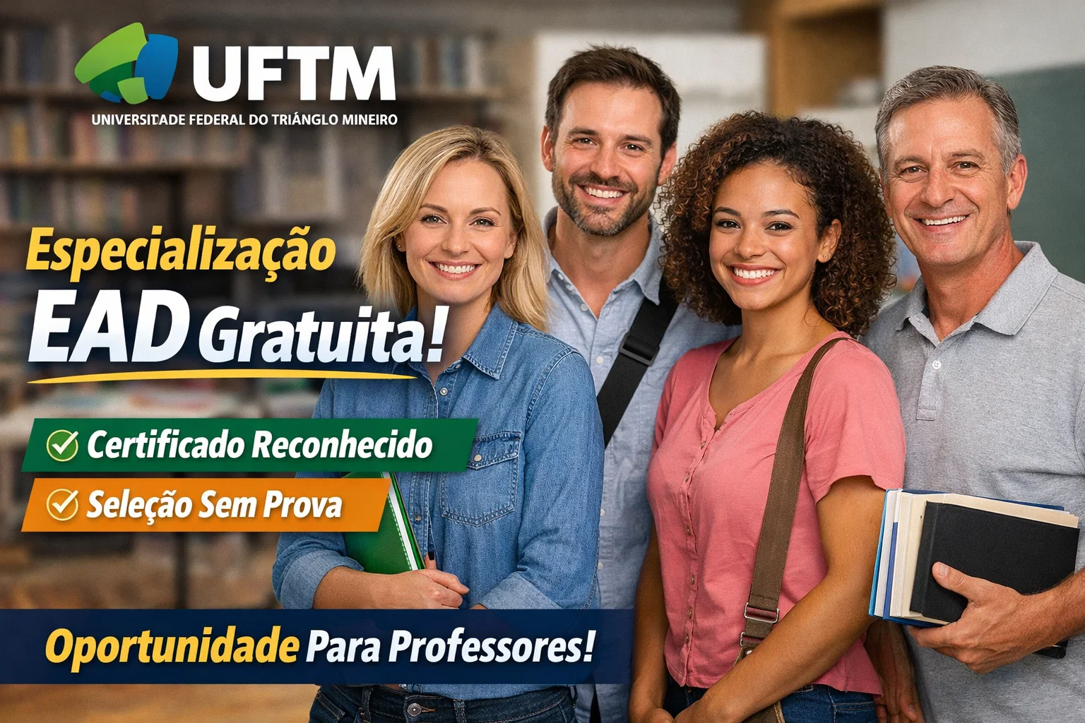 UFTM abre especialização gratuita EAD com certificado reconhecido