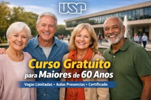 USP anuncia curso gratuito voltado para pessoas com mais de 60 anos