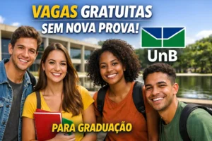 UnB anuncia seleção com vagas gratuitas em vários cursos de graduação