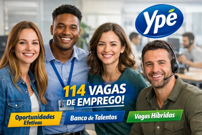 Ypê amplia contratação no Brasil e abre 114 vagas de emprego em várias áreas com oportunidades
