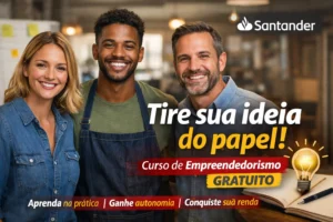 Curso de empreendedorismo gratuito do Santander