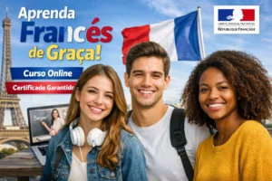 Quer aprender francês sem pagar nada? Governo da França libera curso de francês gratuito para iniciantes com aulas online e certificado ao final