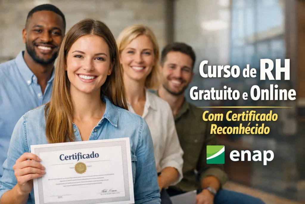 Quer trabalhar com gestão de pessoas? Curso de RH gratuito e online da Enap oferece certificado reconhecido e conclusão pode acontecer em até 30 dias