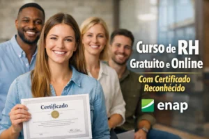 Quer trabalhar com gestão de pessoas? Curso de RH gratuito e online da Enap oferece certificado reconhecido e conclusão pode acontecer em até 30 dias