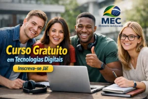 MEC abre curso gratuito de extensão de 180 horas em tecnologias digitais