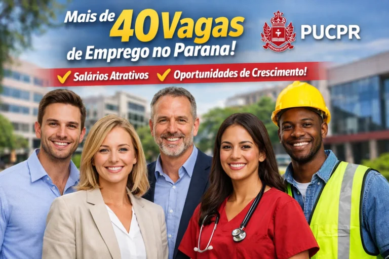 pucpr vagas de emprego