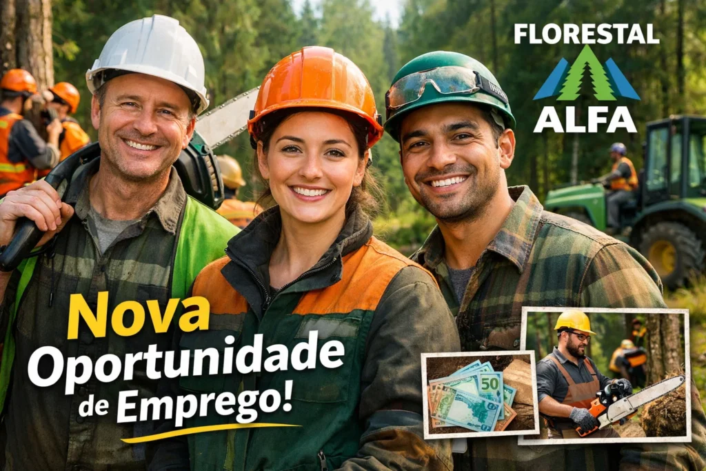 setor florestal anuncia vagas de emprego com treinamento prático