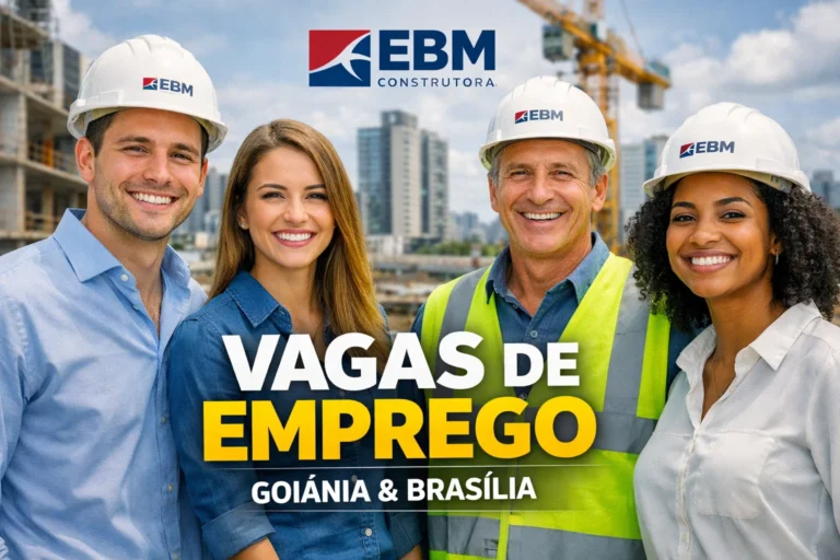 Construtora EBM anuncia dezenas de vagas de emprego