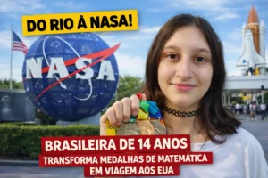 Da escola pública do Rio à Nasa: estudante brasileira de 14 anos transforma medalhas de matemática em viagem aos EUA