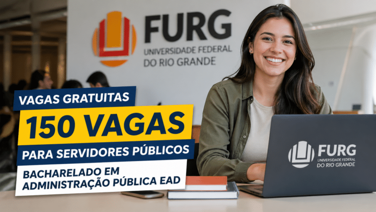 FURG abre vagas gratuitas para servidores públicos em bacharelado em Administração Pública