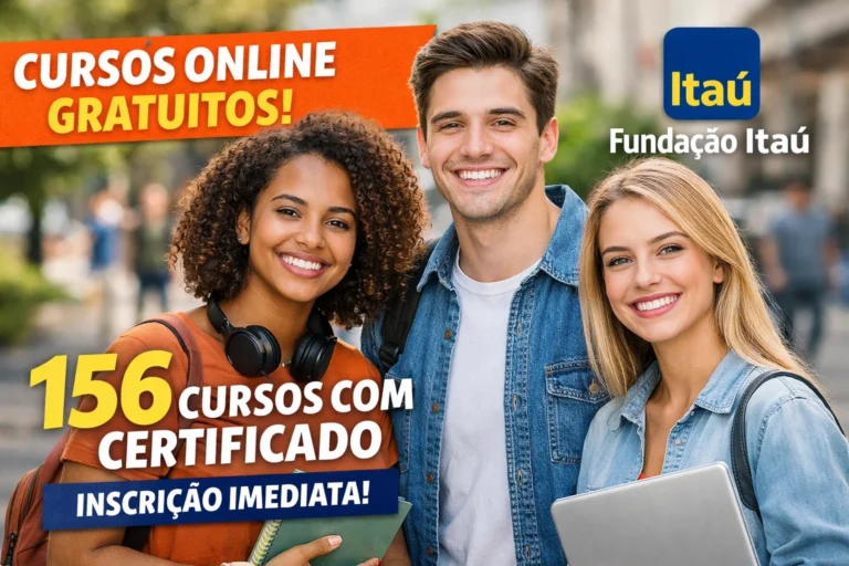 Fundação Itaú abre inscrições para 156 cursos online com certificado