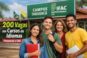 IFAC abre 200 vagas em cursos de idiomas com aulas presenciais
