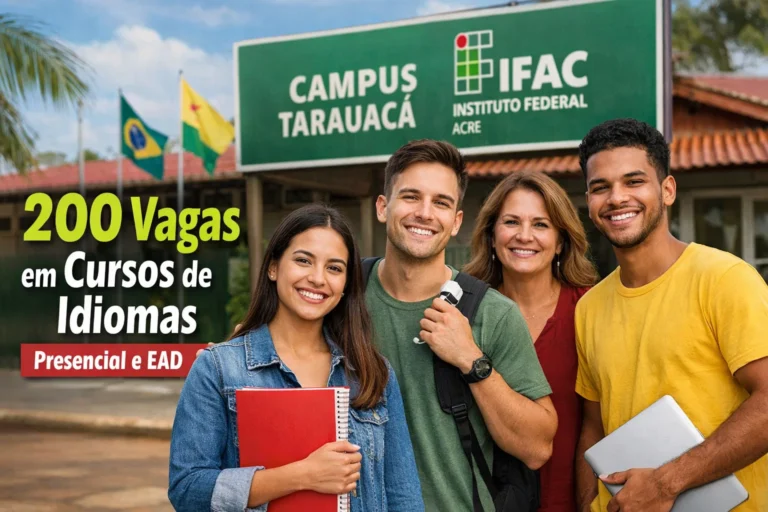 IFAC abre 200 vagas em cursos de idiomas com aulas presenciais