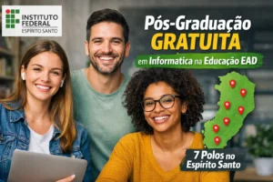 IFES abre 280 vagas para pós-graduação gratuita em Informática na Educação EAD