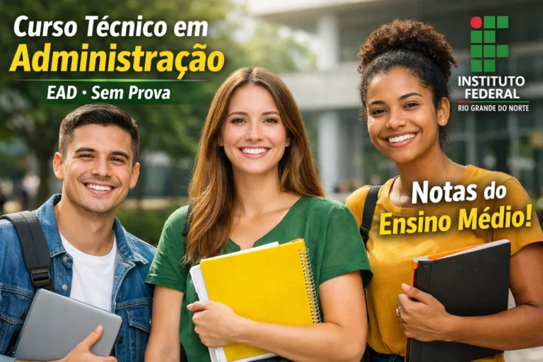 IFRN abre inscrições para curso técnico gratuito em Administração com ensino a distância