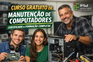 IFSul oferece curso gratuito de manutenção de computadores com certificado