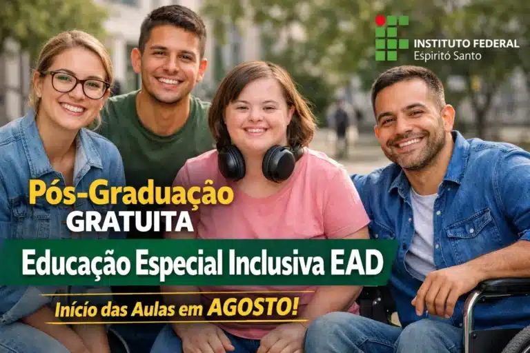 Ifes abre pós-graduação gratuita em Educação Especial inclusiva EAD