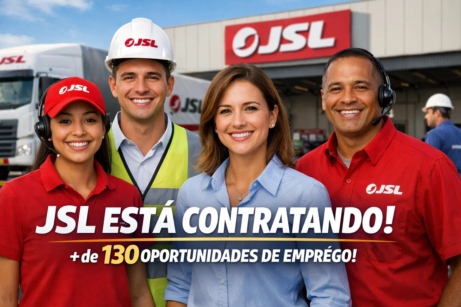 JSL com 69 anos de mercado convoca interessados para mais de 130 vagas de emprego